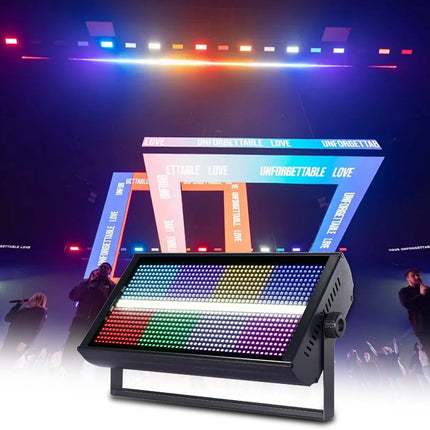 LED Stage Strobe W+RGB  DJ Disco Light