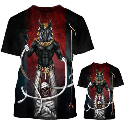 Men Anubis Egyptian god 3D Graphic Tees – Mad Fly Essentials