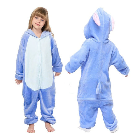 Baby Girl Winter Unicorn Pajama Costume Set