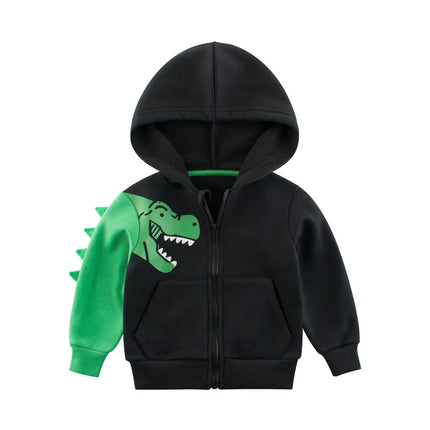 Baby Boys 3D Dinosaur Casual Hoodies