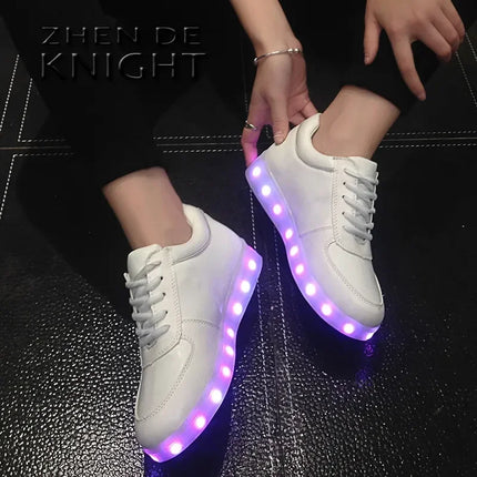 Kids LED Luminous USB Sneakers