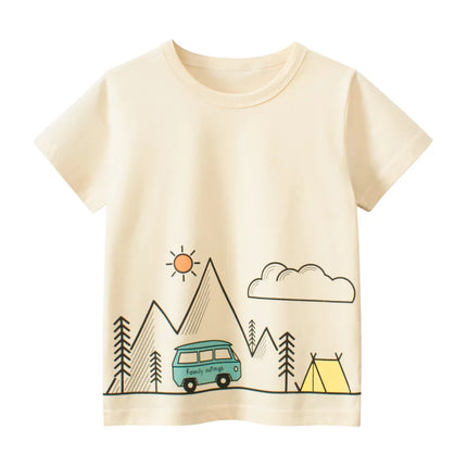 Baby Boy Short Dinosaur Graphic Tees