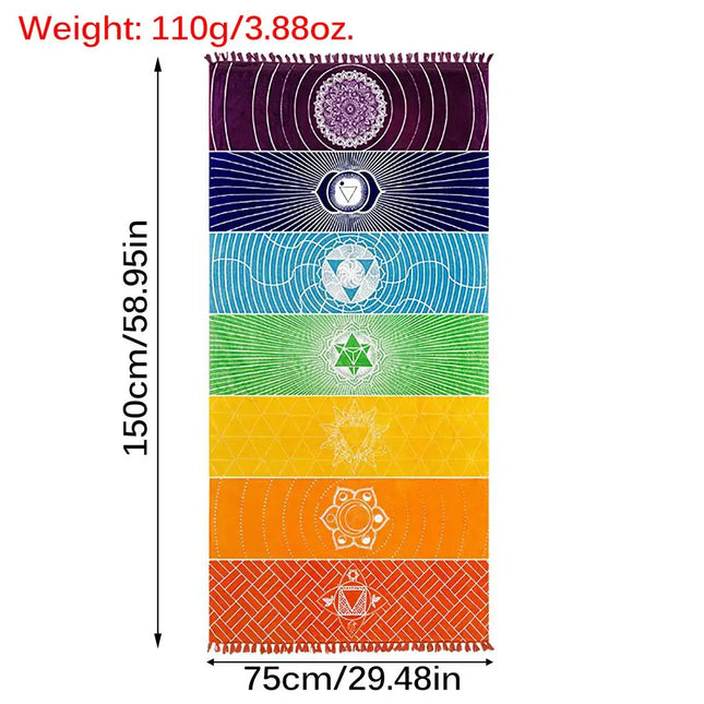 Meditation Yoga Rug Multipurpose Tassel Floor Mat