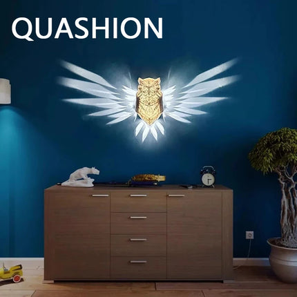 Modern 3D Eagle Animal Wall Sconce