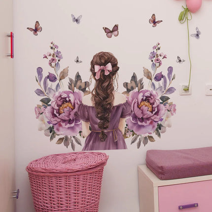 Moon Girl Vinyl 3D Child Wall Stickers