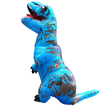 Adult Kid Boy Inflatable Dinosaur Costume Party Set