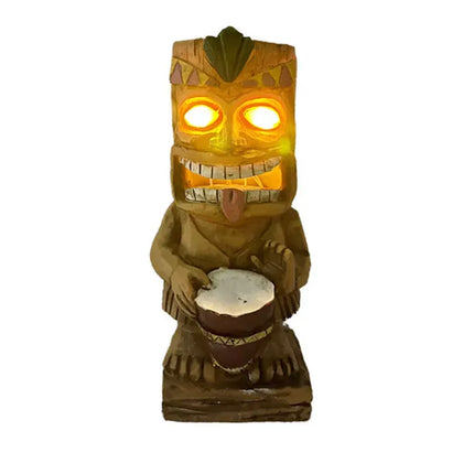 TIKI Ukulele Solar LED Flickering Garden Light