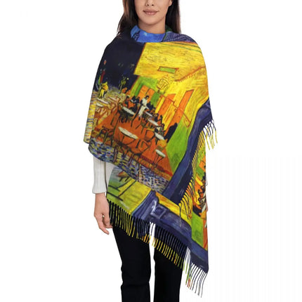 Van Gogh Tassel 3D Scarf