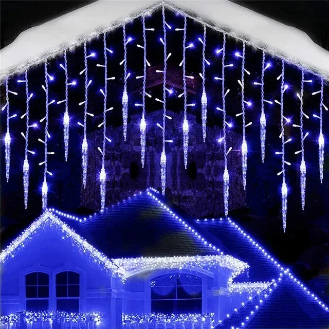 Christmas Decoration LED Icicle Curtain Lights