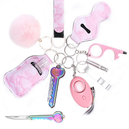 Women Self Defense Personal Alarm Window Breaker Keychain