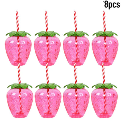 Pineapple Strawberry Fruit 8pc Party Cups