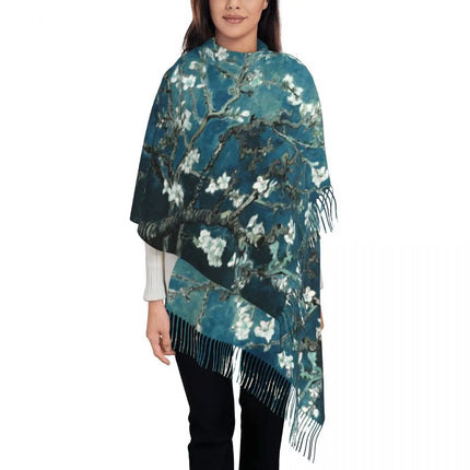 Van Gogh Tassel 3D Scarf