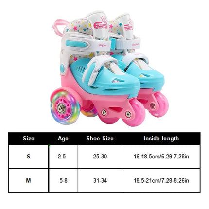 Kids Breathable Adjustable Inline Roller Skates