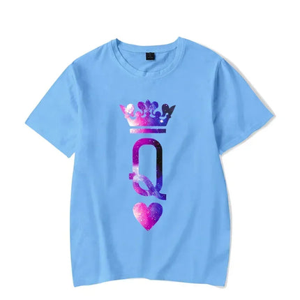 Couple Matching King Queen Summer 3D Shirts