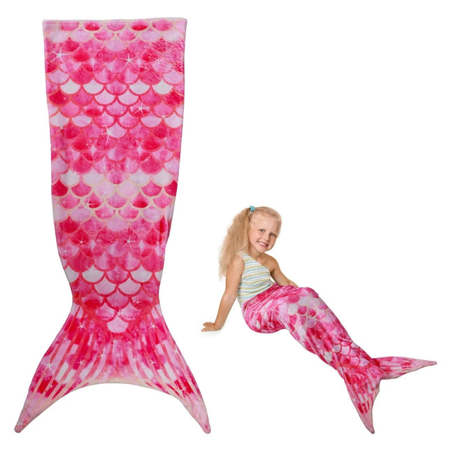 Baby Girl Mermaid Tail Blanket Sleeping Bag