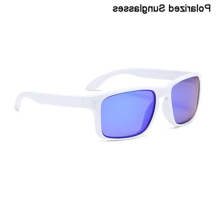 Men 2024 White Black Square Vintage Style Sunglasses