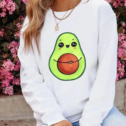 Women Graphic Avocado Sessions Casual Pullovers