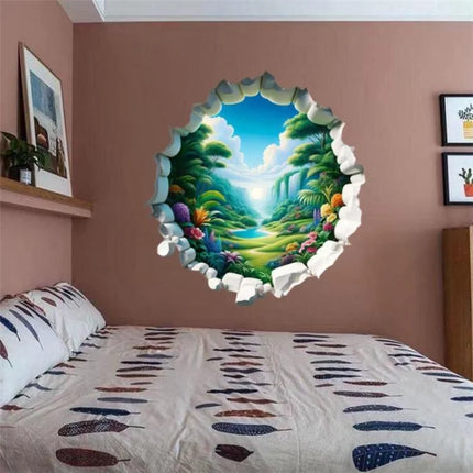 Home 3D Effect Living Room Wall Stickers