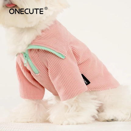 Pet Dog Pink Show-off Zipper Jackets