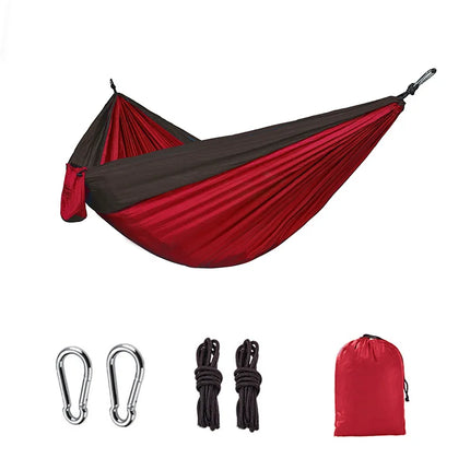  Portable Outdoor Camping Parachute Hammock