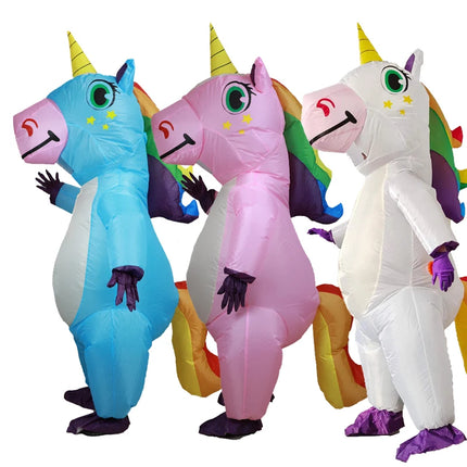 Women One-Size Unicorn Inflatable Costume