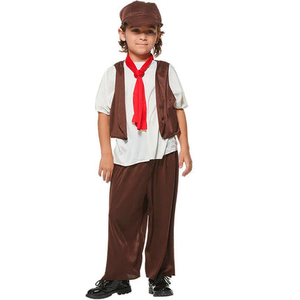 Boy Medieval Worker Halloween Party Costume