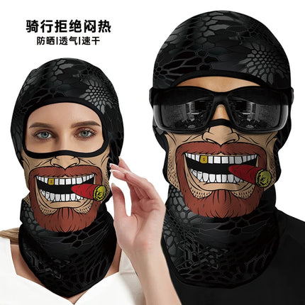 Breathable 3D Skull Balaclava Mask Headgear