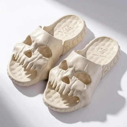 Men Retro 3D Skull Sandals