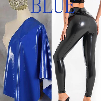 Women Glossy Leather High Waist Clubwear Leggings