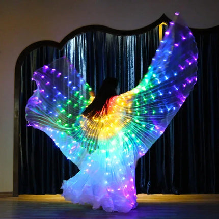 LED Luminescent Belly Dancing Cloak