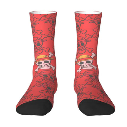 Men Skull Bones Funny Festival Mid-Tube Socks