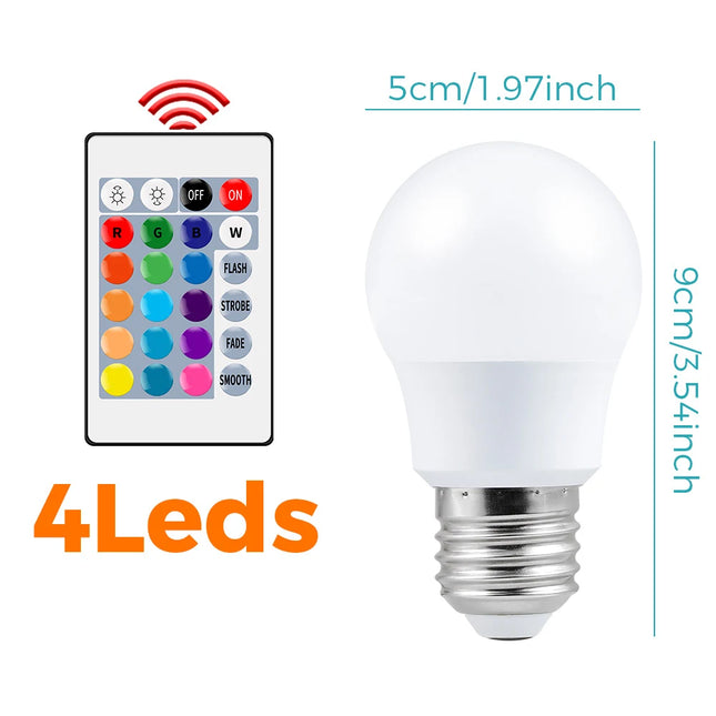 15W RGB LED E27/E26 Smart Light Bulb