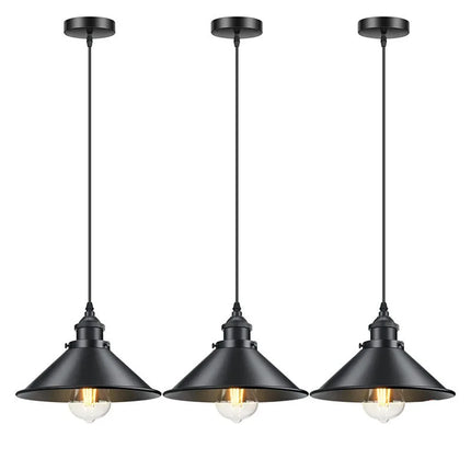 Nordic Vintage Kitchen E27 Retro Pendant Light