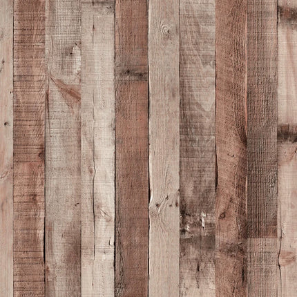 Retro Wood Grain Peel Stick 3D Wallpaper