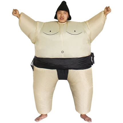 Halloween Kid Adult Sumo Wrestling Inflatable Costume