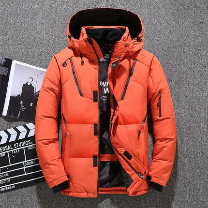 Men Thermal Winter Skiing Down Jacket Set