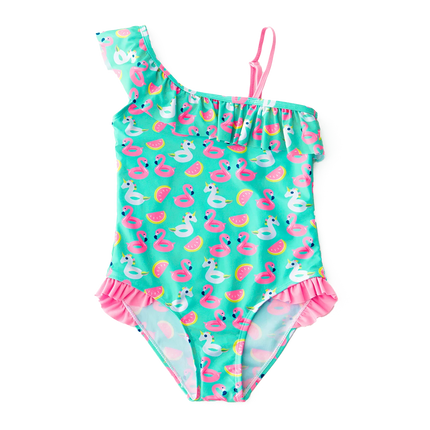 Girl 3-10Y 2024 Mermaid Flamingo Unicorn Swimwear Sets