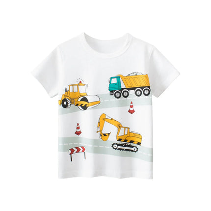 Baby Boy Short Dinosaur Graphic Tees