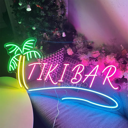 Tiki Bar Wall LED Neon Party Night Light