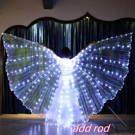 LED Luminescent Belly Dancing Cloak