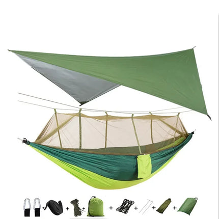 Lightweight Portable Camping Mosquito Net Hammock