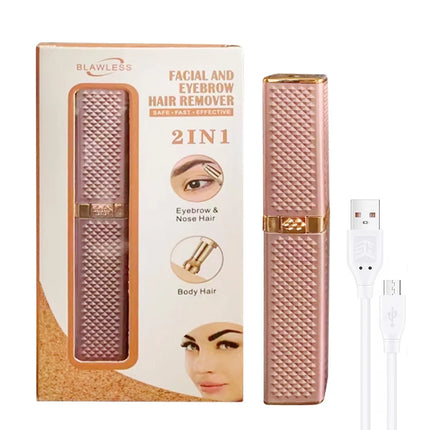 Mini USB Electric Epilator Painless Eyebrow Trimmer Bikini Shaver