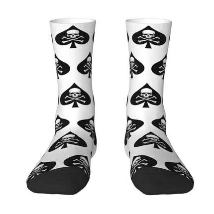 Men 3D Poker Party Crew Socks