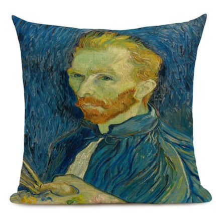 Van Gogh Square Pillow Cover Decor - Mad Fly Essentials