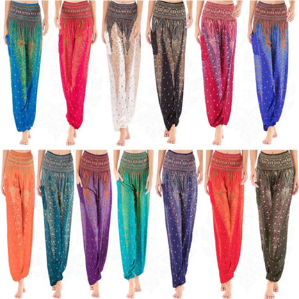 Women Loose Casual Bohemian Yoga Fitness Pants