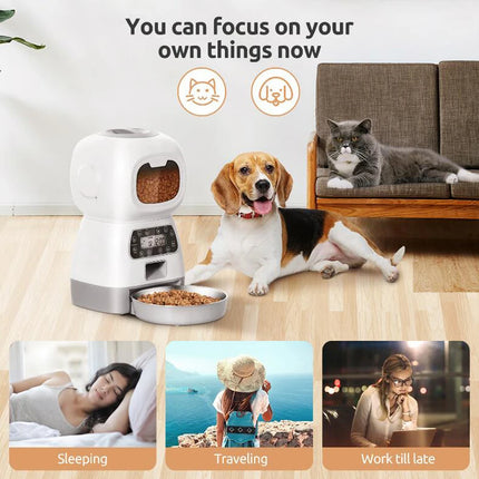 Smart 3.5L Automatic Pet Dog Feeder Food Dispenser