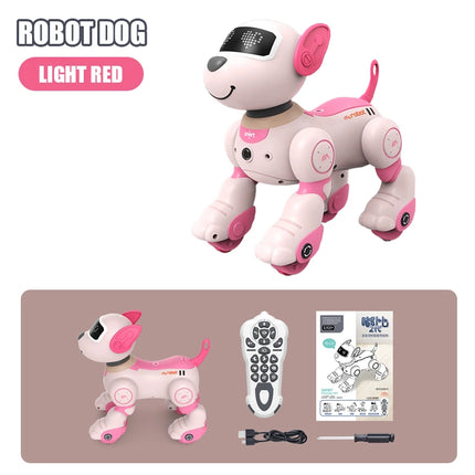 Smart Voice Dialogue Walking Robot Stunt Dog Toy