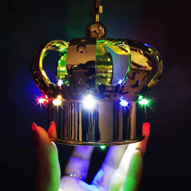 Rechargeable LED KING QUEEN CROWN Bottle Topper