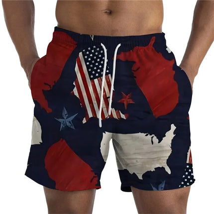 Men National Flag 3D Boardshorts - Mad Fly Essentials