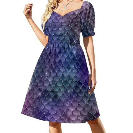 Women Mythical Unicorn Dragon MIDI Sun Dress